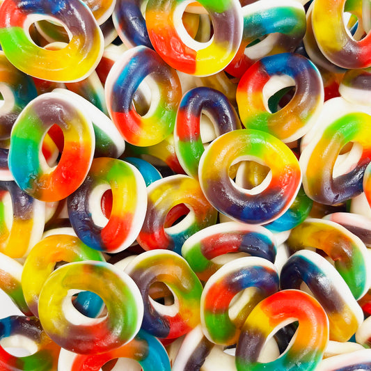 Anneau Multicolore lisse - 100g