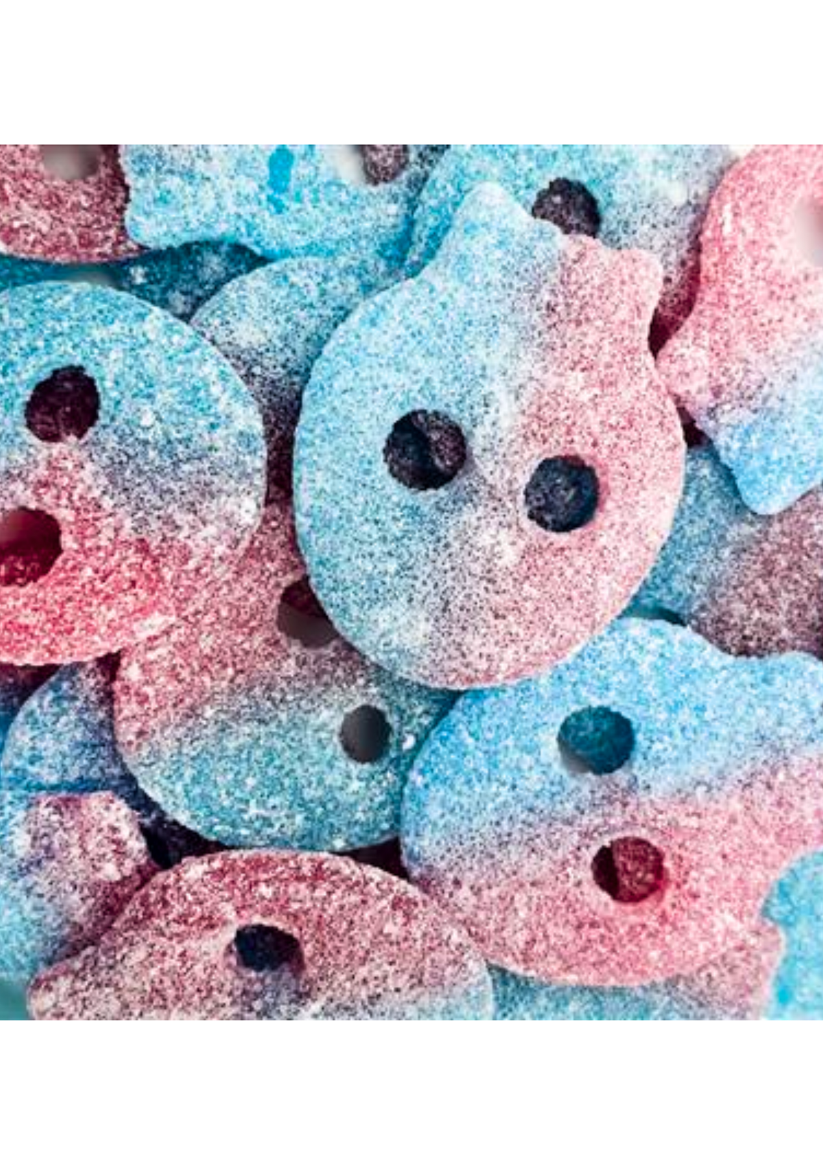 Crâne acidulé BubbleGum - 100g