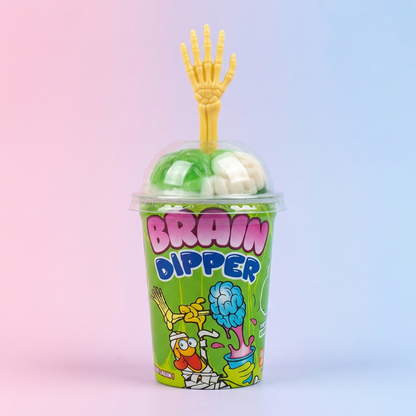 Brain Dipper vert sur fond pastel